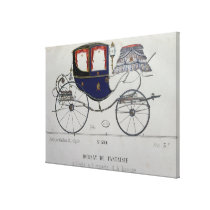 Design for a 'Coupe Dorsay de Fantaisie' canvas prints