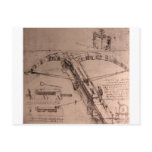 Design for an enormous crossbow post card