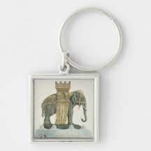 Design for the Elephant Fountain Keychain