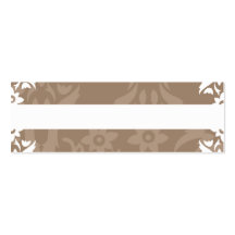 Design No.1 Place Card - MOCHA Business Card Template