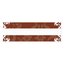 Design No.1 Place Card -RUST Business Card Template