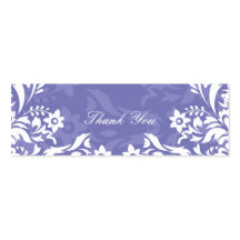 Design No.2 Thank you Gift Tag - LAVENDER Business Card Template
