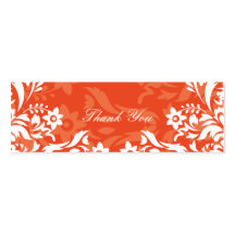 Design No.2 Thank you Gift Tag - MANDARIN Business Card Templates