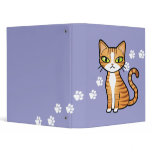 Design Your Own Cartoon Cat binders