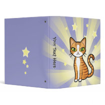 Design Your Own Cartoon Cat Vinyl Binder