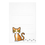 Design Your Own Cartoon Cat Custom Stationery