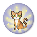 Design Your Own Cartoon Cat Magnet