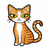 Design Your Own Cartoon Cat photo sculptures
