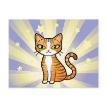 Design Your Own Cartoon Cat Postcard