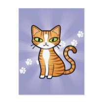 Design Your Own Cartoon Cat Postcard