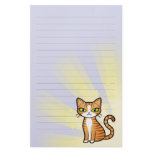 Design Your Own Cartoon Cat Stationery Paper