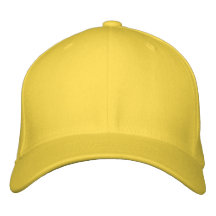 Design Your Own Embroidered Cap - Lemon Baseball Cap