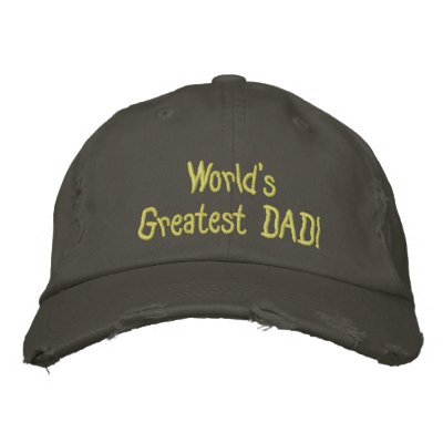Design Your Own Fathers Day Baseball Destroyed Cap by Design_Your_Own