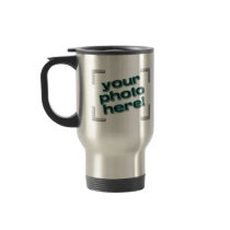 DESIGN YOUR OWN! PHOTO or LOGO TRAVEL COFFEE MUG