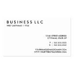 design your own : plain black and white. business card templates