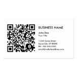 design your own QR code Business Card Template