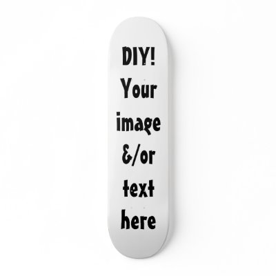 Design Your Own Unique Skateboard by JaclinArt