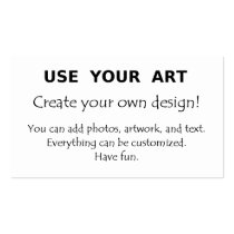 Design yourself business cards use your art photos