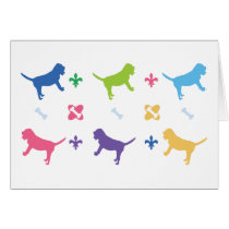Designer Bloodhound Print