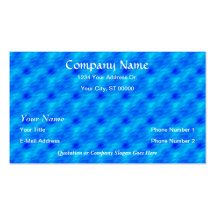 Designer Blurry Blue Faux Finish Business Cards