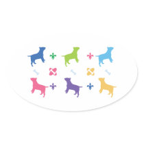 Designer Bull Terrier Print