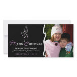 Designer Christmas Tree Photo Card