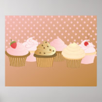 Designer Cupcakes Poster