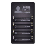 Designer Fabric Style Business Card