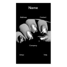Designer Fingernails Business Card