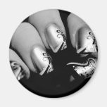 Designer Fingernails Fridge Magnets