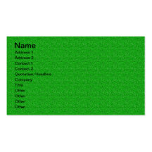 Designer Green Faux Finish Business Cards