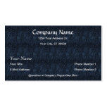 Designer Midnight Blue Faux Finish Business Cards