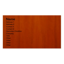 Designer Stained Wood Grain Business Cards