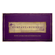 Designer Vintage Grunge Professional Business Card