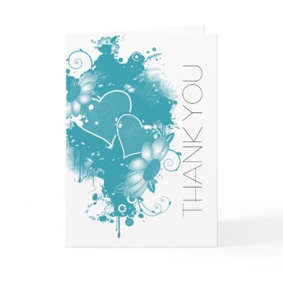 DESIGNER WEDDING THANK YOU NOTES CARDS by GANDJDESIGNS