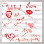 Designs By Gina Love Doodles Poster