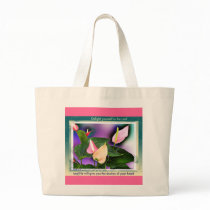 Desires of your heart canvas bag