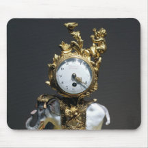 Desk clock mousepads