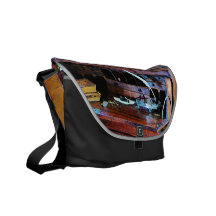 Desk With Quill and Books Courier Bag