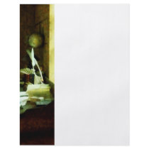 Desk With Quill and Papers Custom Flyer