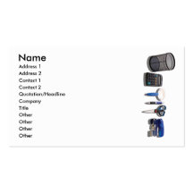 DeskSetCard, Name, Address 1, Address 2, Contac... Business Card Templates