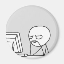 Desktop Guy Refrigerator Magnet