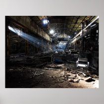Desolate Paper Mill-Scotland Print