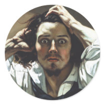 Desperate Man Round Stickers