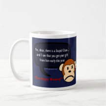 Despite what you think, stupidity is not a gift. coffee mugs