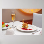 Dessert in restaurant posters