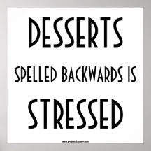 Desserts Poster Print