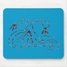 DESSIN CHAUD DE ROUES TAPIS DE SOURIS