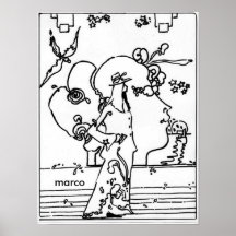 Dessin signé par original maximum de style de Pete Posters