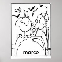 Dessin signé par original maximum de style de Pete Poster